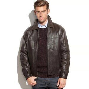 Tasso Elba Genuine Leather Formal Jacket